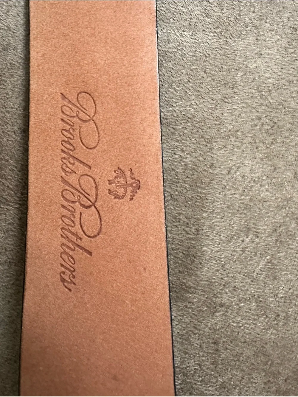 One Brown and Two Black Leather Men's Belts - Classic Dress Belts—Size 40/100